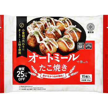 オートミールで作った たこ焼き