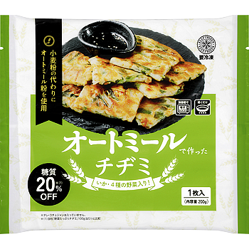 オートミールで作ったチヂミ