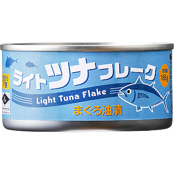 ライトツナフレーク缶(まぐろ油漬)