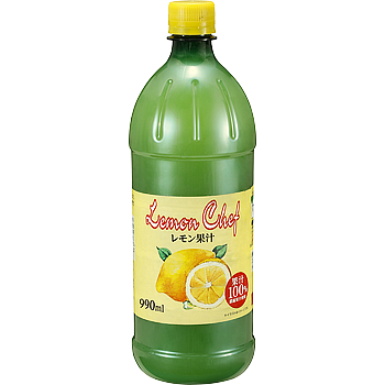 レモン果汁　100％