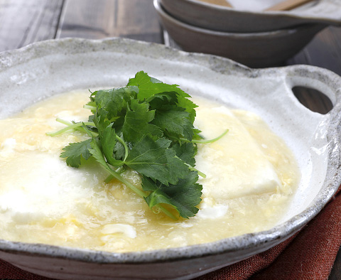 豆腐のみぞれあんかけ