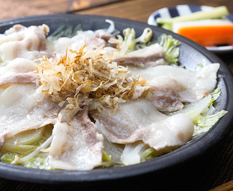 ほっこり☆豚肉と白菜のだし蒸し