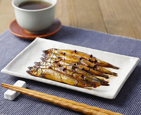 ししゃもの中華風甘露煮
