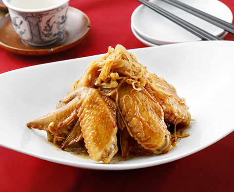 手羽先の中華風しょうゆ煮