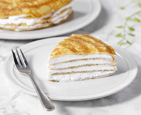 もっちりミルクレープ