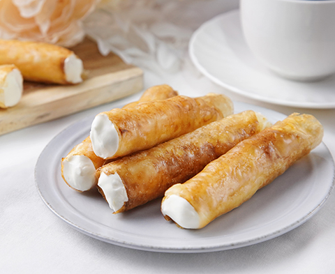 ライスペーパーでサクふわロール